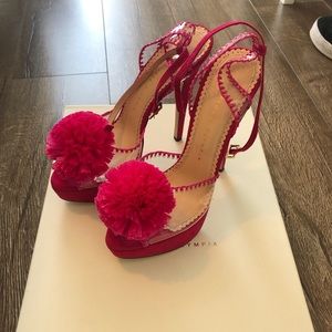 Charlotte Olympia pink heels